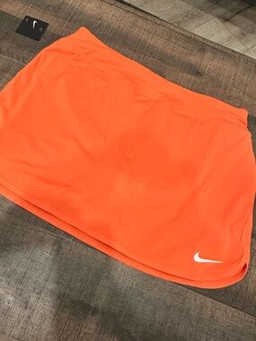Nike athletica Bright Orange Athletic Skort